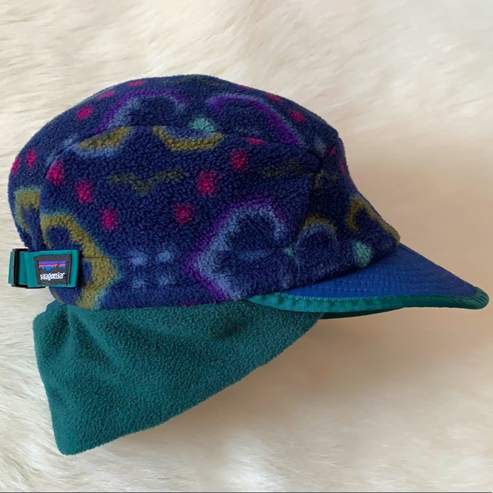 PATAGONIA RARE Synchilla Fleece Duckbill Hat Cap - Picture 7 of 13